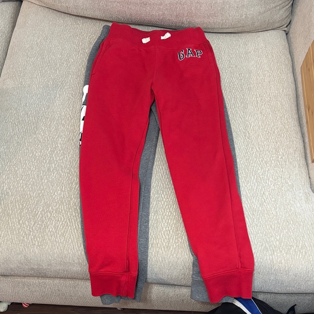 GAP Kids Vibrant Red Joggers